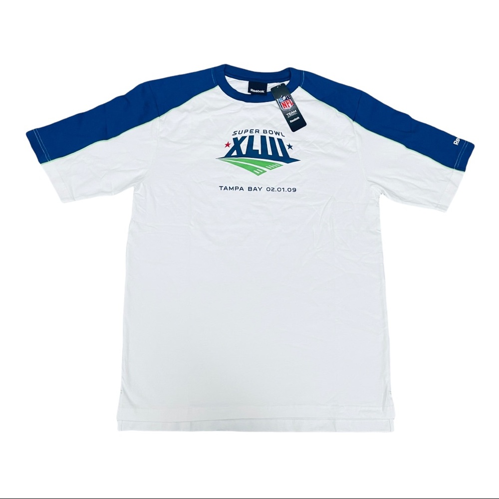 NWT Reebok 2009 Super Bowl 43 T-shirt Size Medium